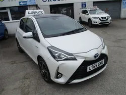 White Used 2019 Toyota Yaris Hatchback | £12,795 (Fair price)