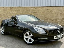 Black Used 2015 Mercedes SLK250 Cabriolet | £10,990 (Fair price)