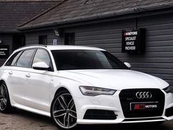 White Used 2017 Audi A6 Black Edition Estate | £24,289 (Expensive)
