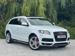 White Used 2014 Audi Q7 S-line plus SUV | £16,995 (A bit pricey)