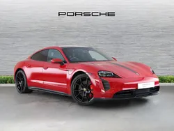 Red Used 2023 Porsche Taycan Performance Package Sedan | £68,900 (Good price)
