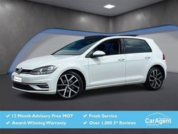 White Used 2018 VW Golf VII GT Hatchback | £13,495 (Fair price)