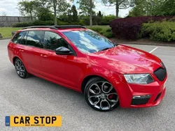 Red Used 2016 Skoda Octavia vRS Estate | £6,990 (Expensive)