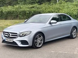 Silver Used 2016 Mercedes E220 AMG line Sedan | £12,100 (Fair price)