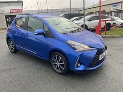 Blue Used 2019 Toyota Yaris Hatchback | £10,495 (Fair price)