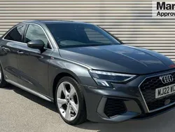 Grey Used 2022 Audi A3 S-Line Sedan | £19,254 (Fair price)