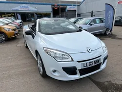 White Used 2012 Renault Mégane Cabriolet Dynamique Cabriolet | £5,999