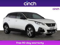White Used 2018 Peugeot 3008 GT-line SUV | £12,449 (Fair price)