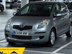 Silver Used 2008 Toyota Yaris Hatchback | £4,750 (Fair price)