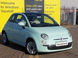 Green Used 2014 Fiat 500 Lounge Hatchback | £4,998 (Fair price)