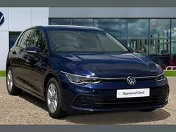 Atlantic blue metallic Used 2023 VW Golf VIII Life Hatchback | £20,106 (Good price)