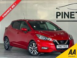Red Used 2018 Nissan Micra N-Connecta Hatchback | £8,199 (Fair price)