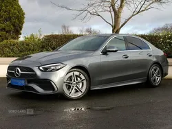 Grey Used 2023 Mercedes C220 AMG line Sedan | £35,995