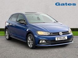 Blue Used 2019 VW Polo R-line Hatchback | £14,000 (Fair price)