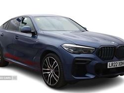 Blue Used 2022 BMW X6 M Sport SUV | £44,995 (Good price)