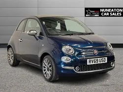 Blue Used 2019 Fiat 500C Club Cabriolet | £8,325 (Fair price)