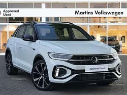 White Used 2025 VW T-Roc Black Edition SUV | £33,795