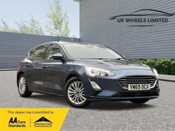 Blue Used 2019 Ford Focus Titanium Hatchback | £11,690 (Fair price)