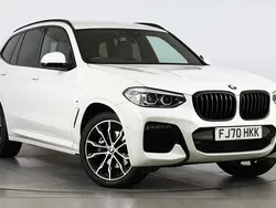 White Used 2020 BMW X3 M Sport SUV | £32,500 (A bit pricey)