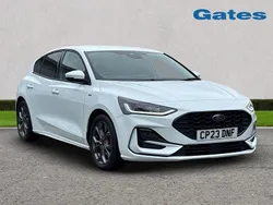 White/black Used 2023 Ford Focus ST-Line Hatchback | £17,699 (Fair price)