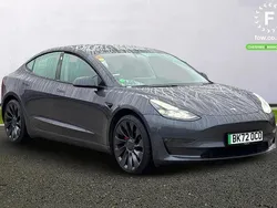 Grey Used 2022 Tesla Model 3 Performance Sedan | £21,599 (Fair price)