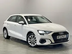 White Used 2022 Audi A3 Sportback Design Hatchback | £16,599 (Fair price)