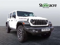 White New 2025 Jeep Wrangler Rubicon SUV | £57,995 (A bit pricey)