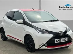 White Used 2018 Toyota Aygo x-press Hatchback | £9,500 (Fair price)
