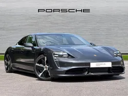 Grey Used 2021 Porsche Taycan Sedan | £57,950 (Fair price)