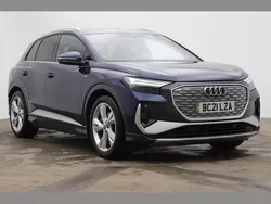 Blue Used 2021 Audi Q4 e-tron S-Line SUV | £19,766