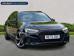 Black Used 2022 Audi A4 Black Edition Estate | £27,512 (A bit pricey)