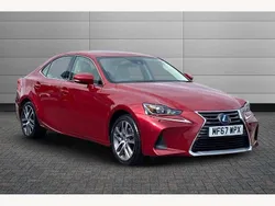 Red Used 2017 Lexus IS300h Sedan | £15,795 (Fair price)
