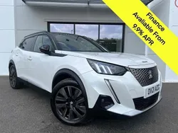 White Used 2021 Peugeot e-2008 Premium SUV | £12,995 (Fair price)