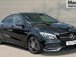 Black Used 2017 Mercedes CLA220 AMG line Sedan | £14,037 (Fair price)