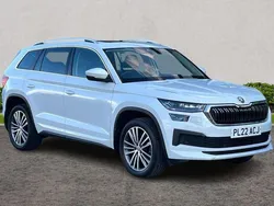 White Used 2022 Skoda Kodiaq LAURIN & KLEMENT SUV | £29,998 (Fair price)