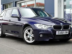 Blue Used 2018 BMW 330 M Sport Estate | £21,100 (Fair price)
