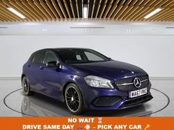 Blue Used 2017 Mercedes A200 AMG line Hatchback | £12,349 (Fair price)