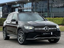 Obsidian black metallic Used 2019 Mercedes GLC300 AMG line SUV | £29,999 (Expensive)