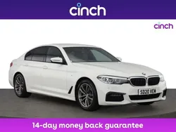 White Used 2020 BMW 520 M Sport Sedan | £22,439 (Good price)