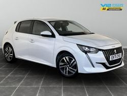White Used 2021 Peugeot 208 Allure Premium Hatchback | £11,595 (Fair price)