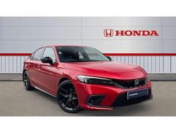 Red Used 2022 Honda Civic Hybrid Hatchback | £23,914 (Fair price)