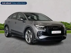 Grey Used 2024 Audi Q4 Sportback e-tron Black Edition SUV | £38,240