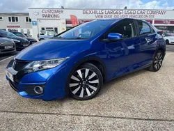 Blue Used 2016 Honda Civic SE Plus Hatchback | £8,499 (A bit pricey)
