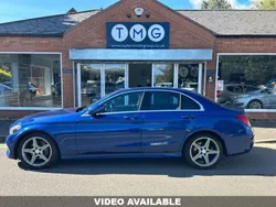 Blue Used 2017 Mercedes C220 AMG line Sedan | £12,995 (A bit pricey)