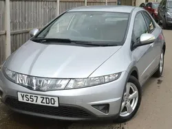 Silver Used 2008 Honda Civic SE Hatchback | £3,749 (A bit pricey)