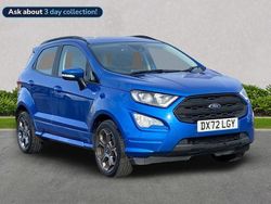 Blue Used 2022 Ford Ecosport ST-Line SUV | £11,480 (Fair price)