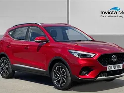 Red Used 2021 MG ZS Exclusive Sedan | £13,000 (Fair price)