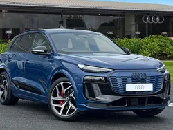 Blue New 2025 Audi Q6 e-tron Performance SUV | £63,221
