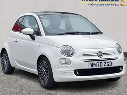White Used 2020 Fiat 500 Launch Edition Hatchback | £10,199 (Fair price)