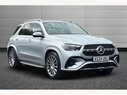 Silver Used 2024 Mercedes GLE450 AMG AMG line SUV | £61,700 (A bit pricey)